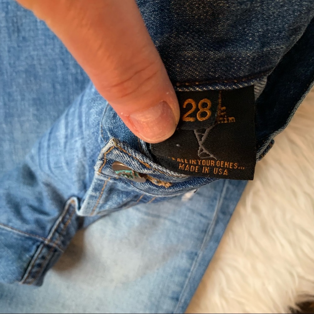 Genetic denim distressed boyfriend jean Size 28 button fly - Picture 7 of 8
